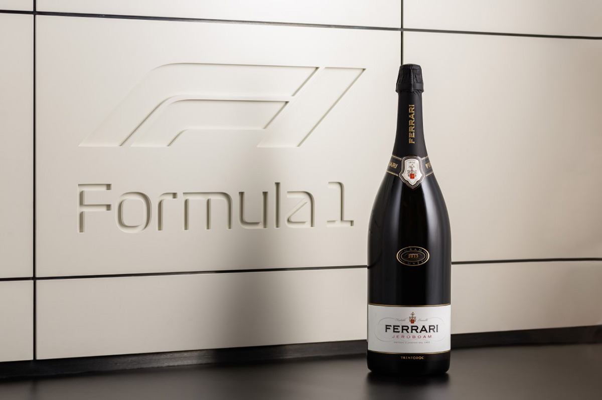 Formula 1 sparkling wine