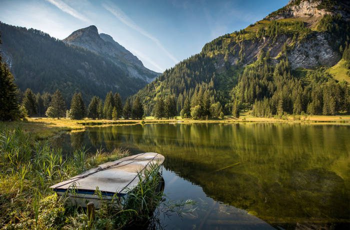 lake in Switzerland