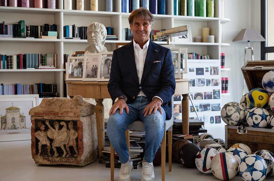 designer in his studio