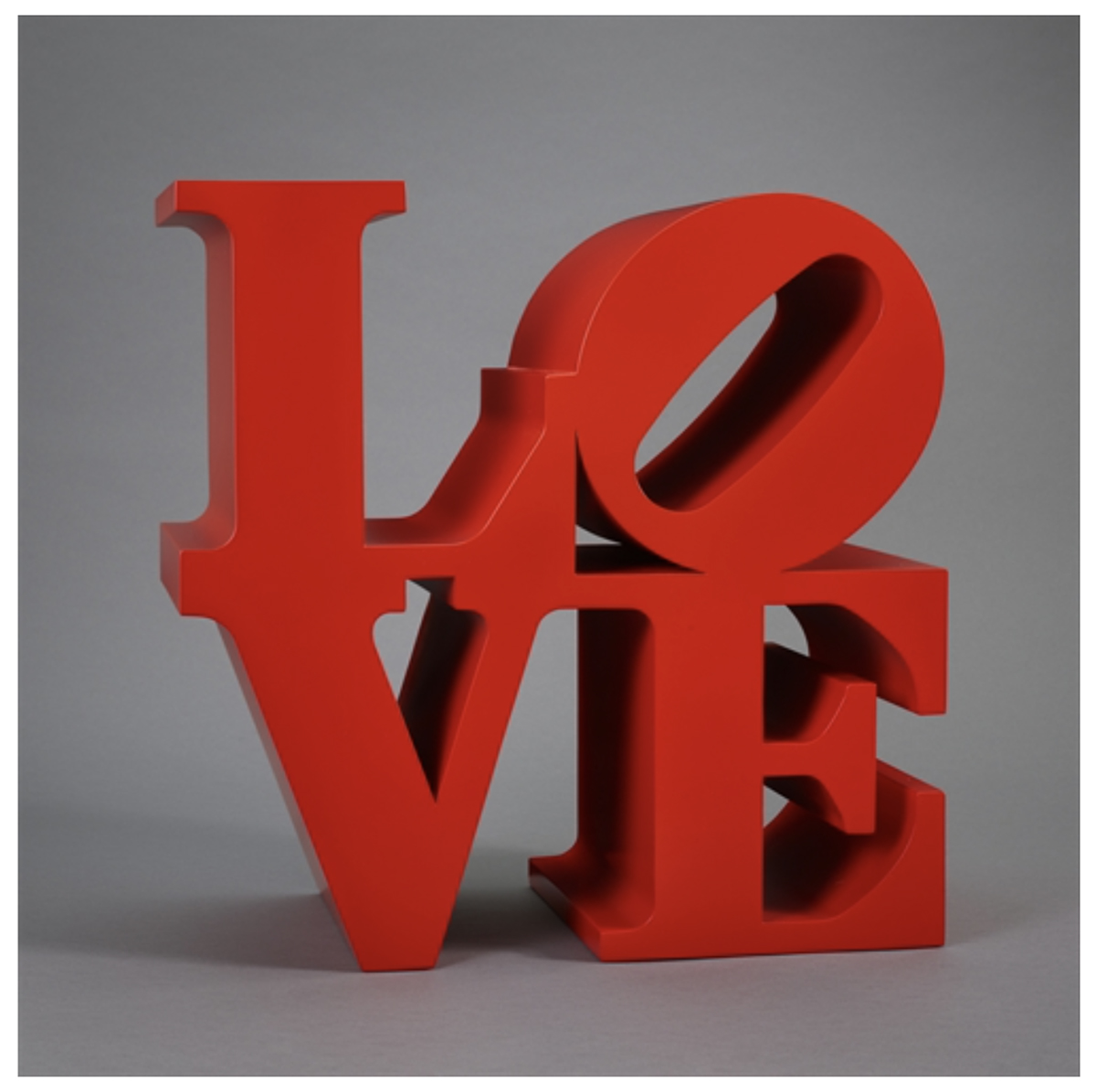 sculpture of the word love