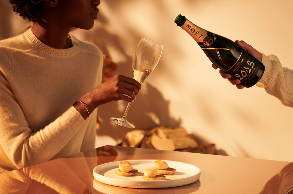 champagne drinking
