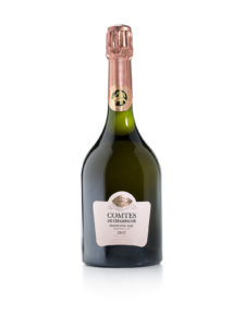 champagne rose bottle