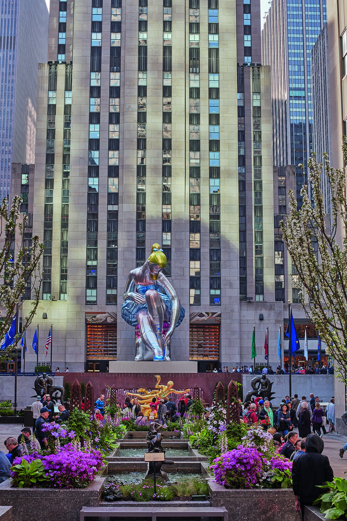 public sculpture of a ballerina