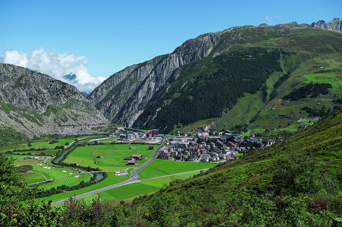 swiss mountain village