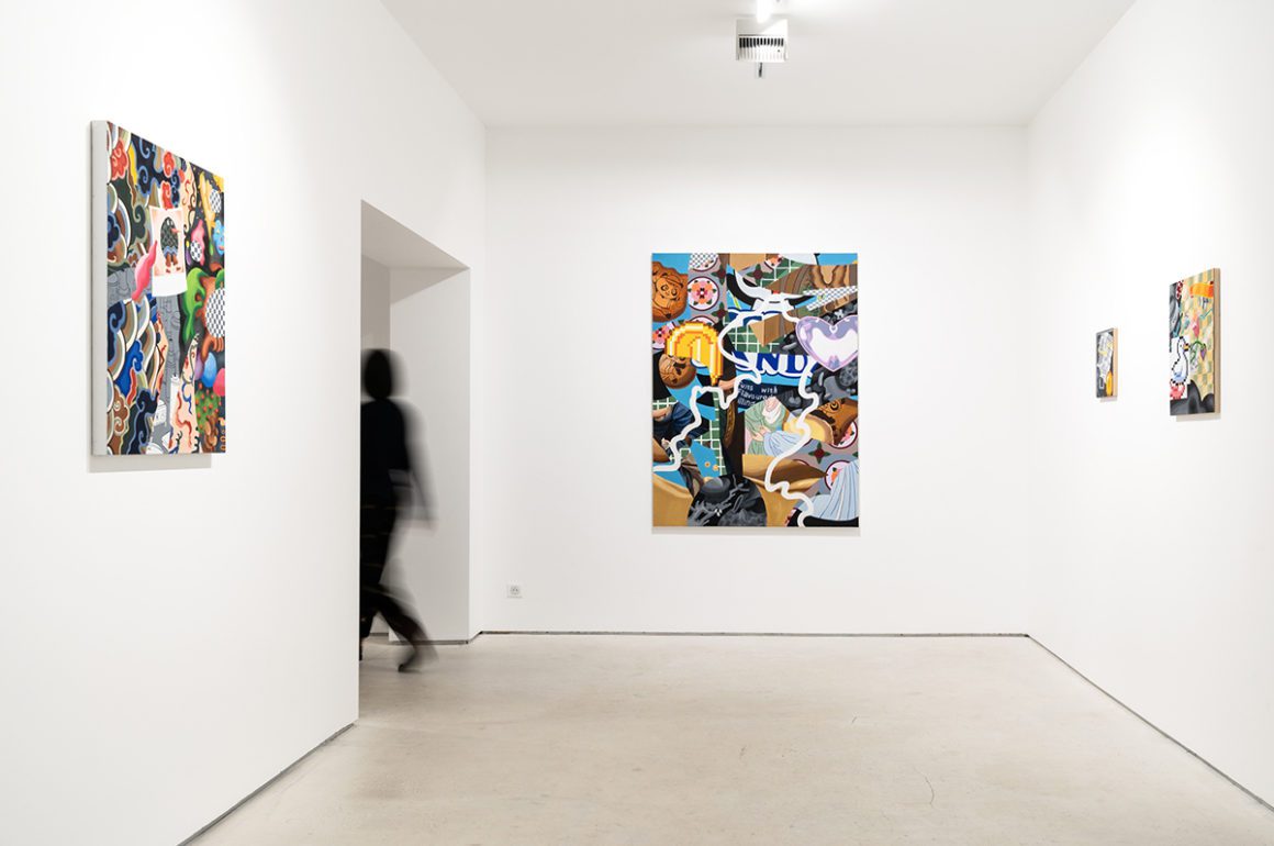 art exhibition installation