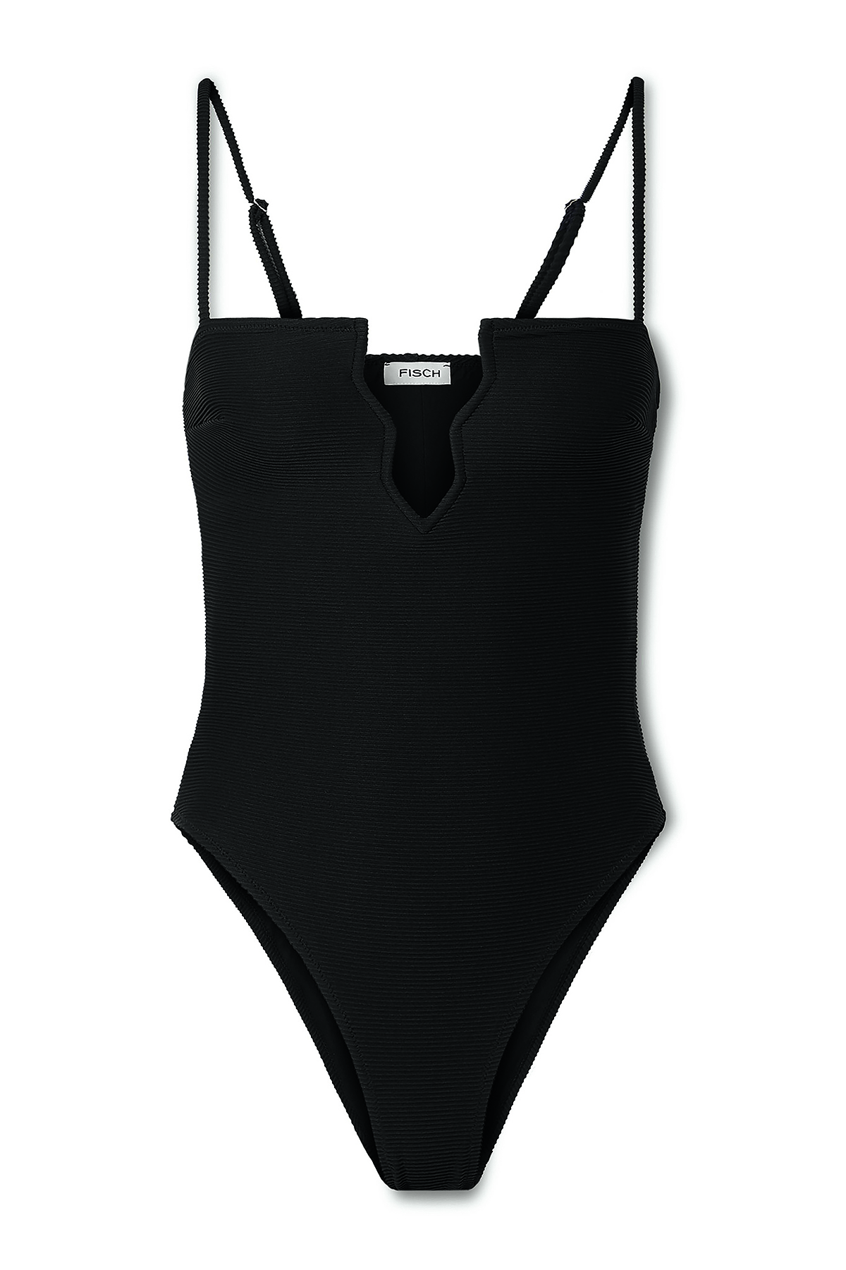 black swimsuit