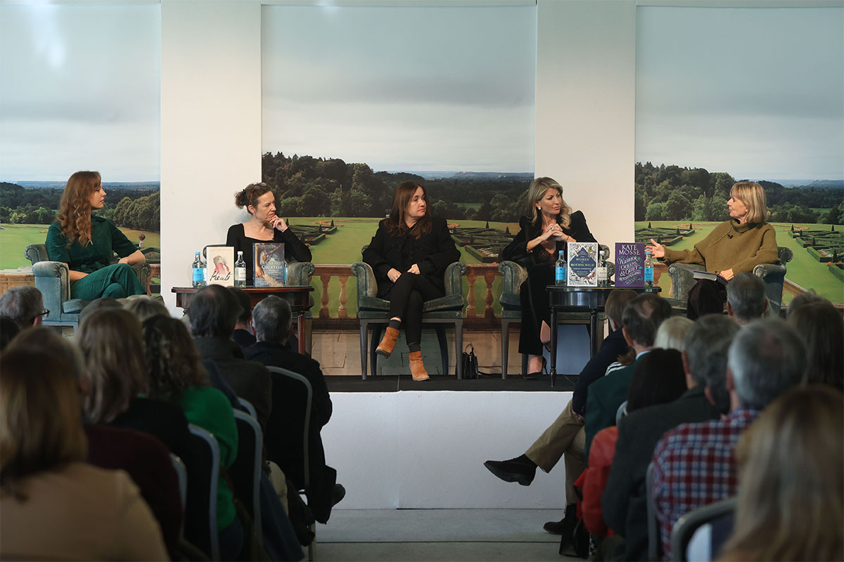 four women hosting a panel discussion