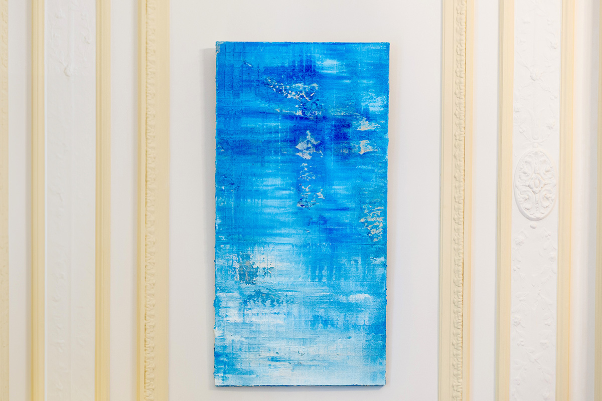 A blue painting