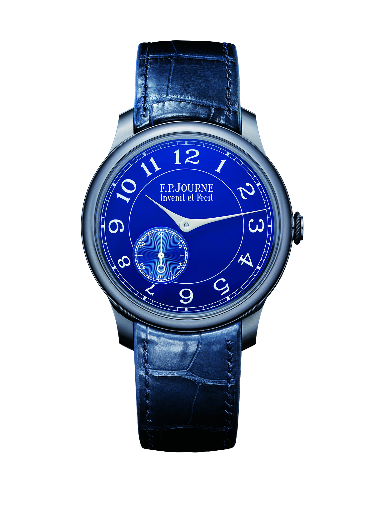 a blue watch with a blue face and strap