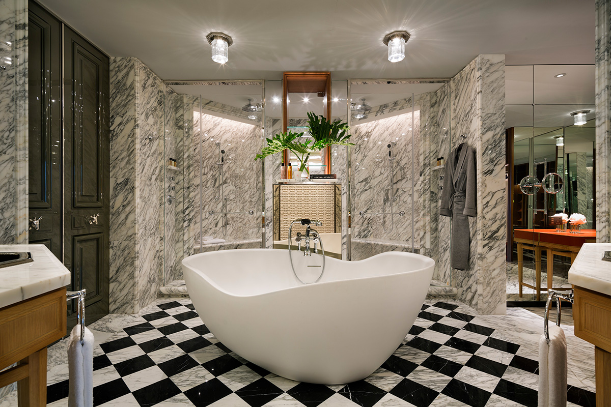 marble bathroom