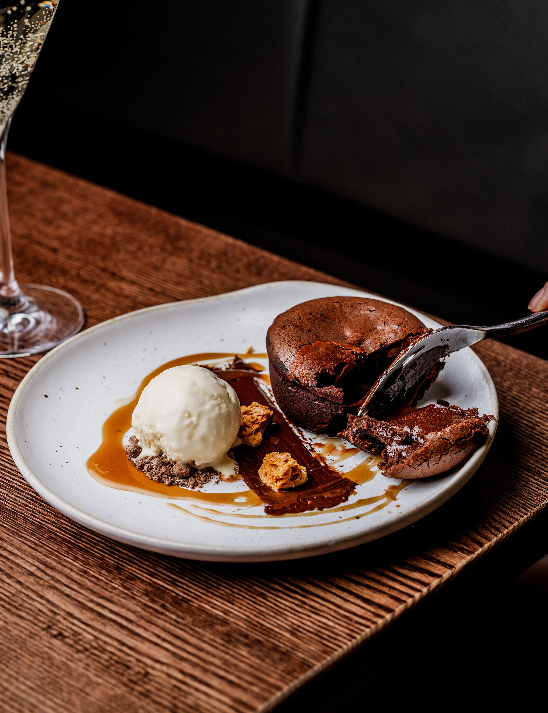 dark chocolate fondant 